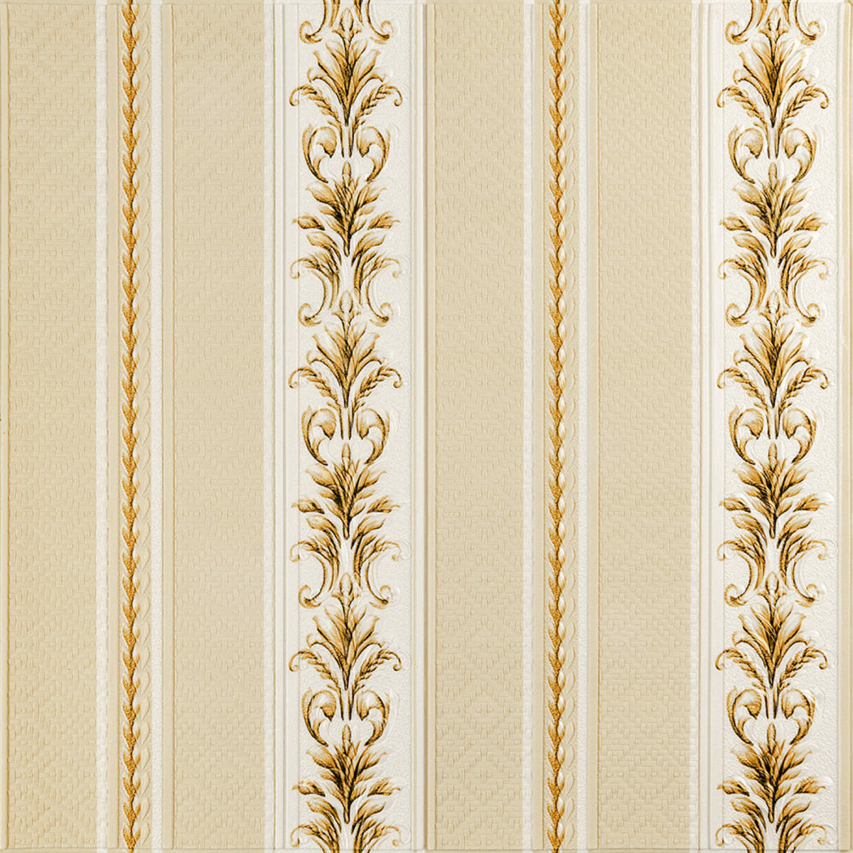 Панель стінова 3D 700х700х4мм Золотий орнамент SW-00001999