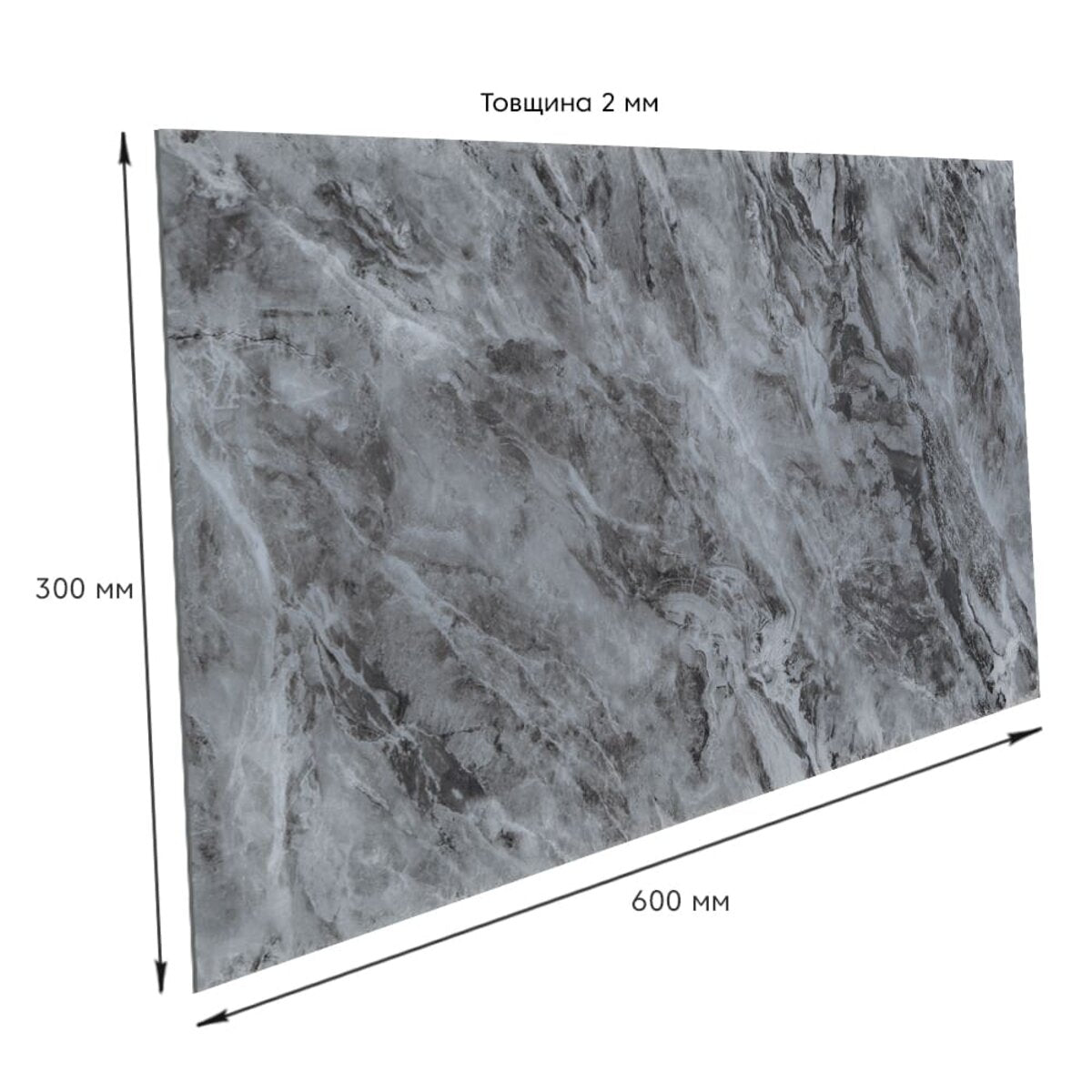 Самоклеюча стінова PET плитка 600х300х2мм SW-00002301