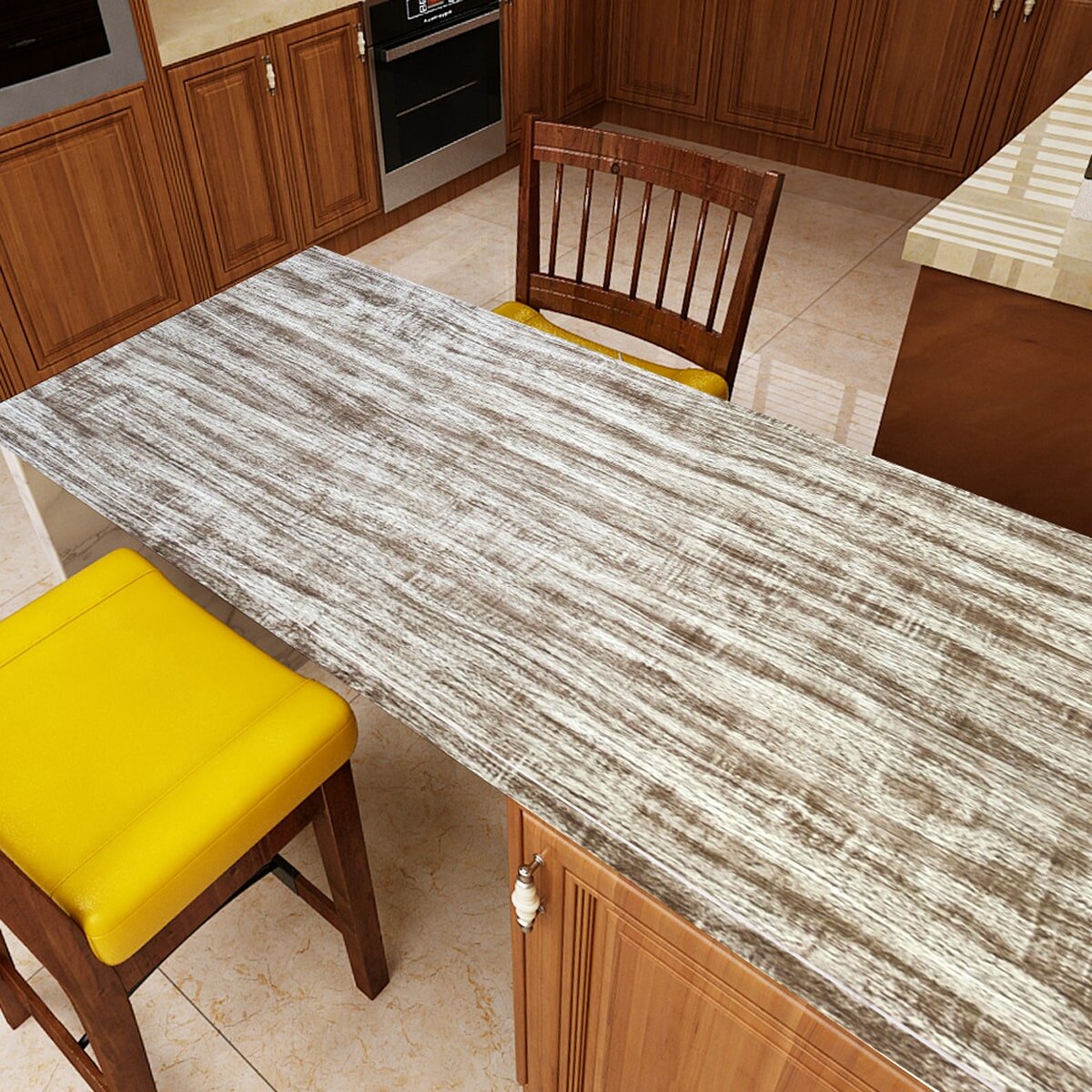 Самоклеюча плівка 0,45х10м х 0,07мм Кремове дерево SW-00001241