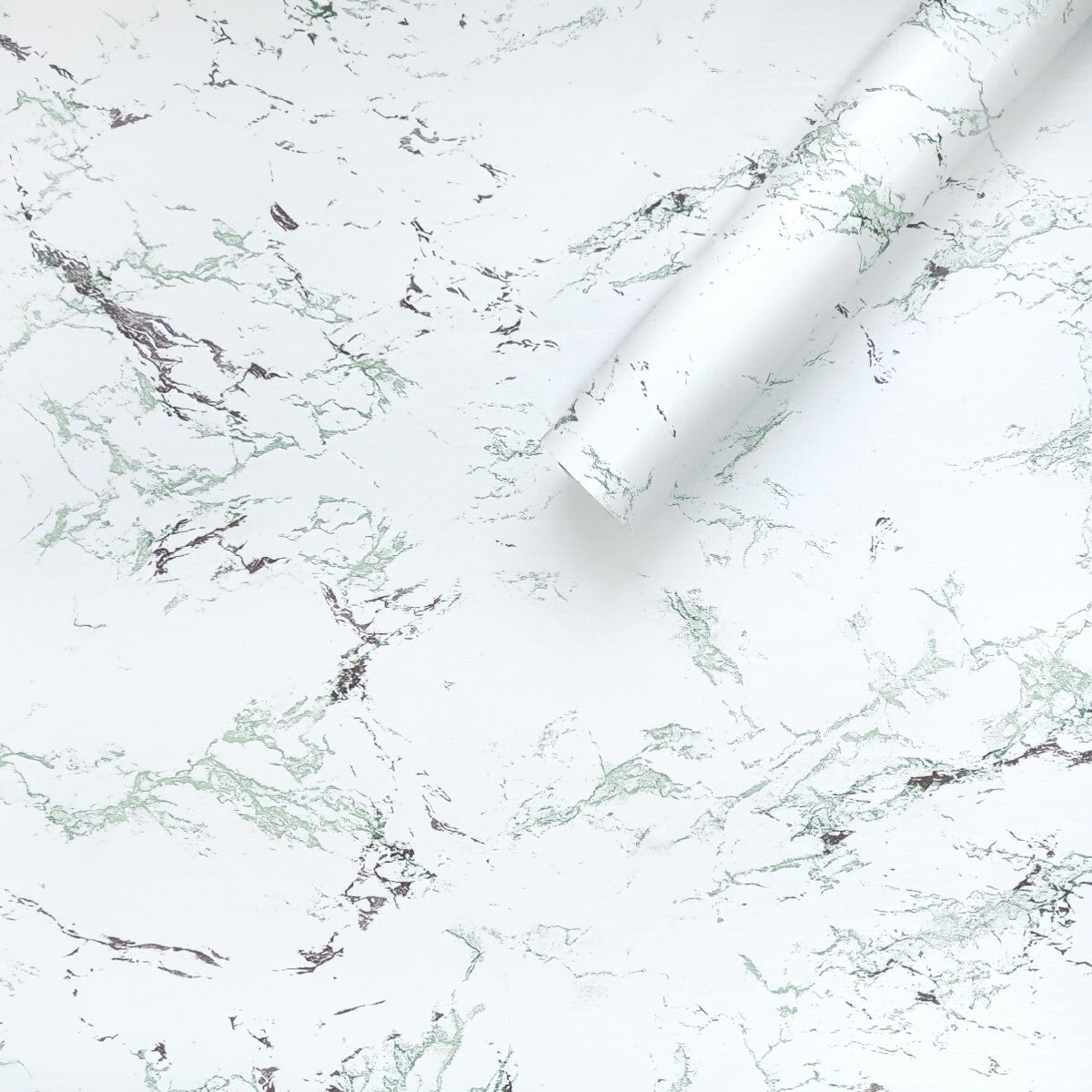 Самоклеюча плівка 0,45х10м х 0,07мм Зелено-червоний мармур SW-00001272