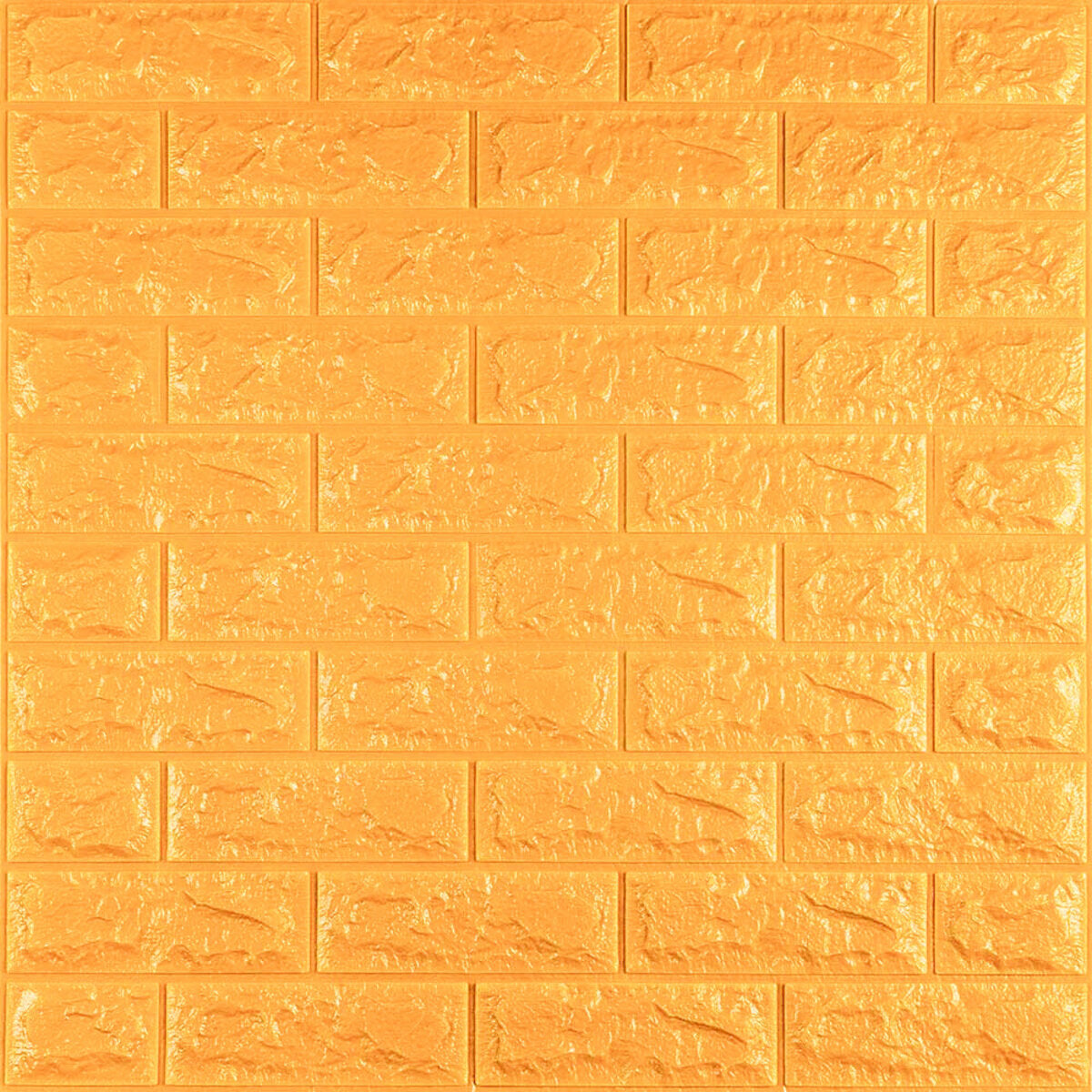 3D панель самоклеюча 700х770х7мм цегла Золотий (011-7) SW-00000052