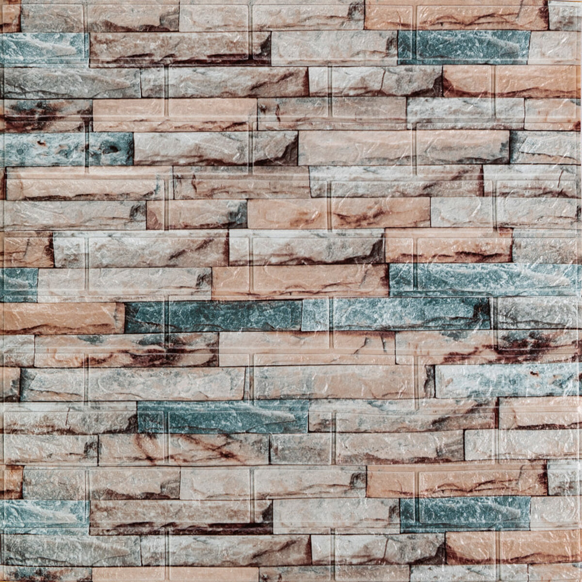 Панель стінова 700х770х3мм Мармур кольоровий SW-00001897