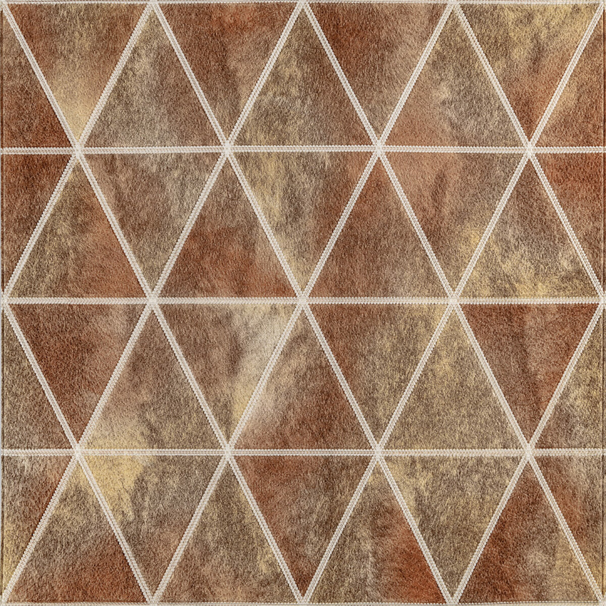 Панель стінова 3D 700х700х4мм Ромби коричневі вінтаж SW-00002007