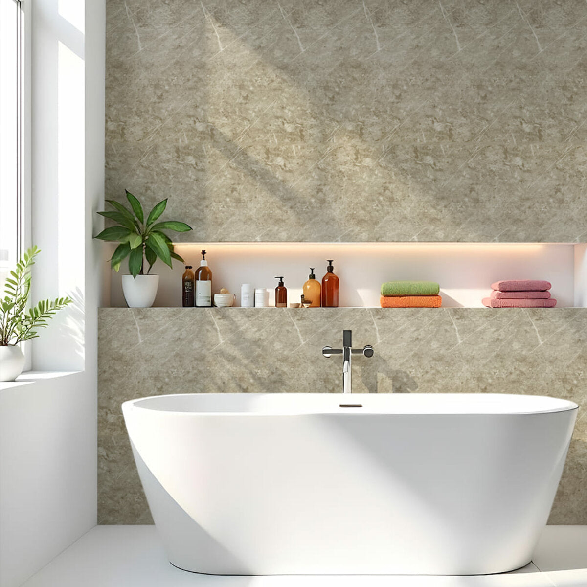 Самоклеюча стінова PET плитка у рулоні 600х3000х2мм SW-00002432