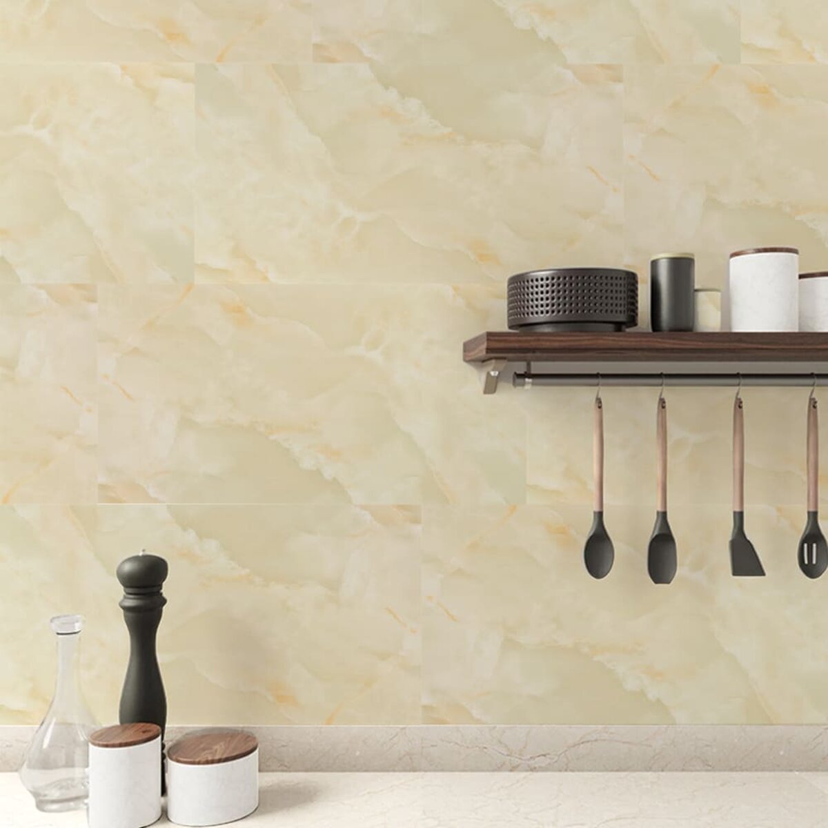 Самоклеюча стінова PET плитка 600х300х2мм SW-00001670