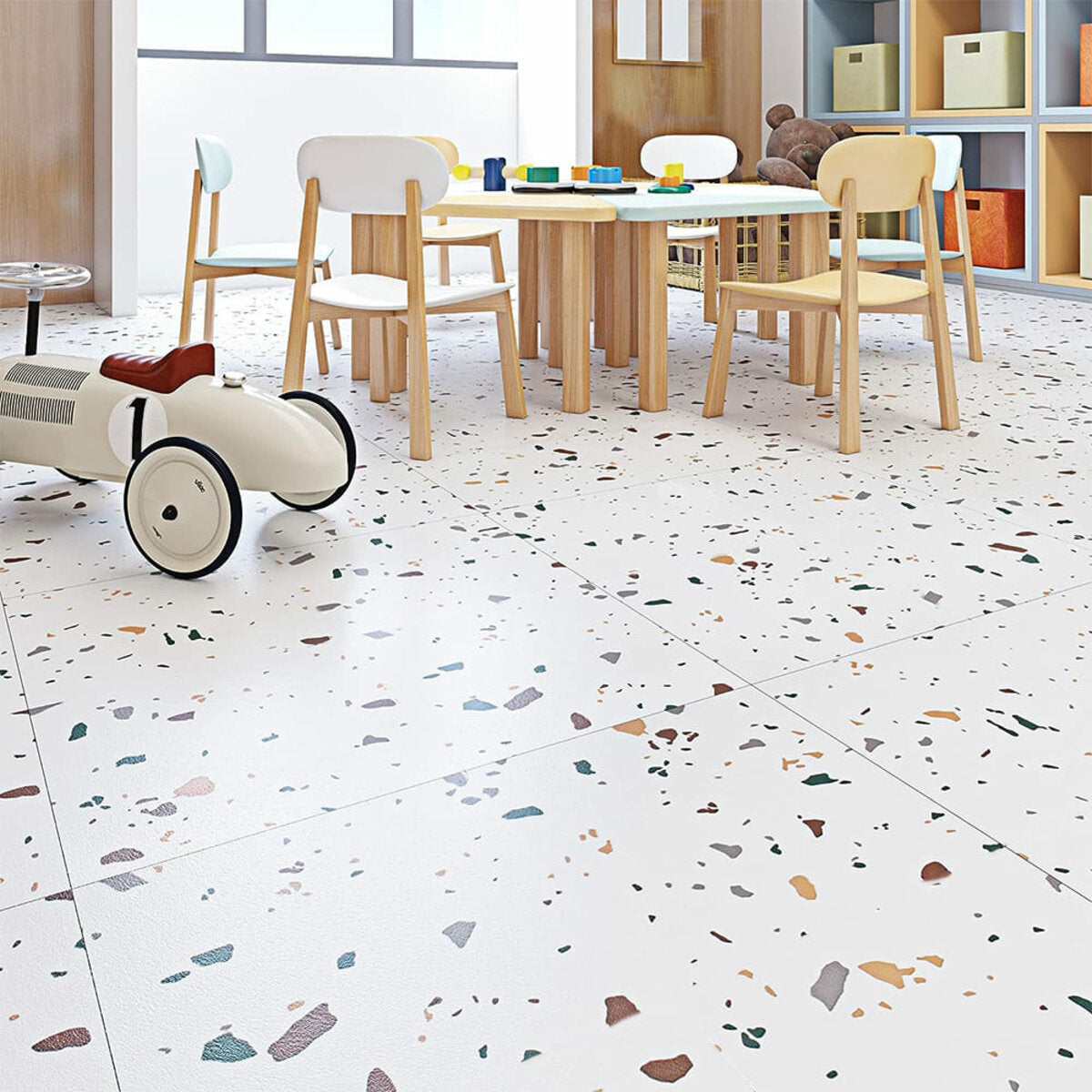 Самоклеюча LVT плитка 600х600х1.5мм (D) SW-00001592