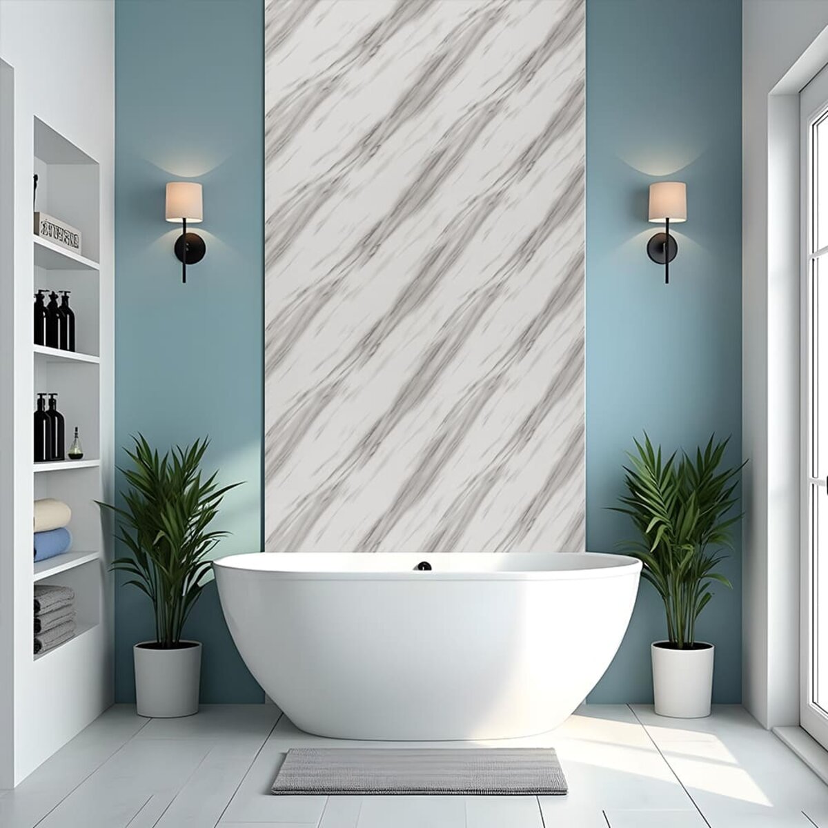 Самоклеюча стінова PET плитка в рулоні 1200х3000х2мм SW-00002667