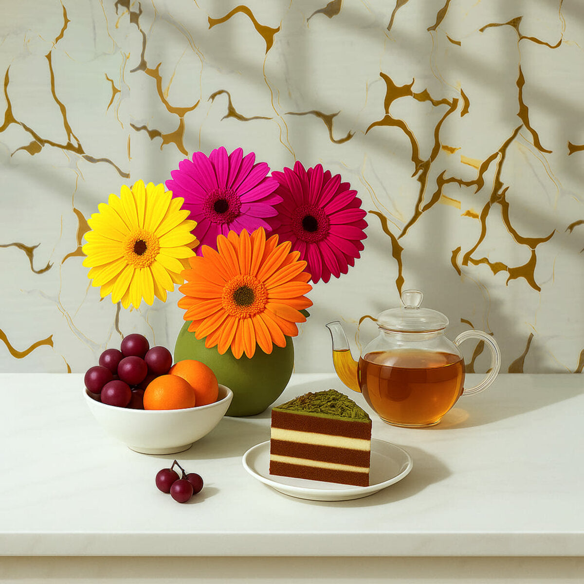 Самоклеюча стінова PET плитка у рулоні 600х3000х2мм SW-00002637