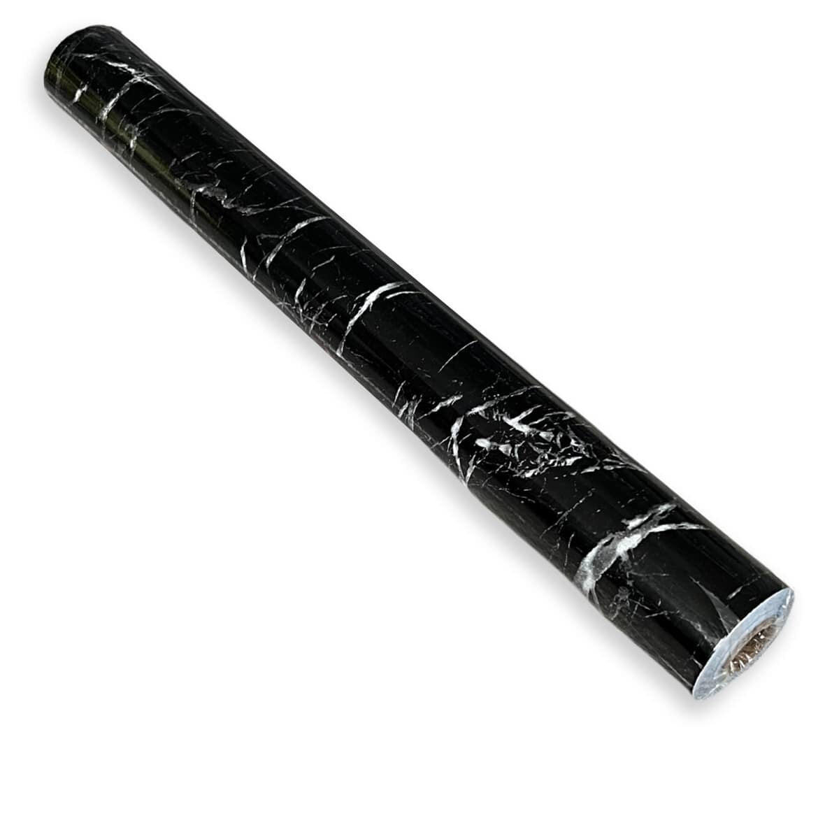 Самоклеюча плівка 0,45х10м х 0,07мм Чорний мармур класичний SW-00001281