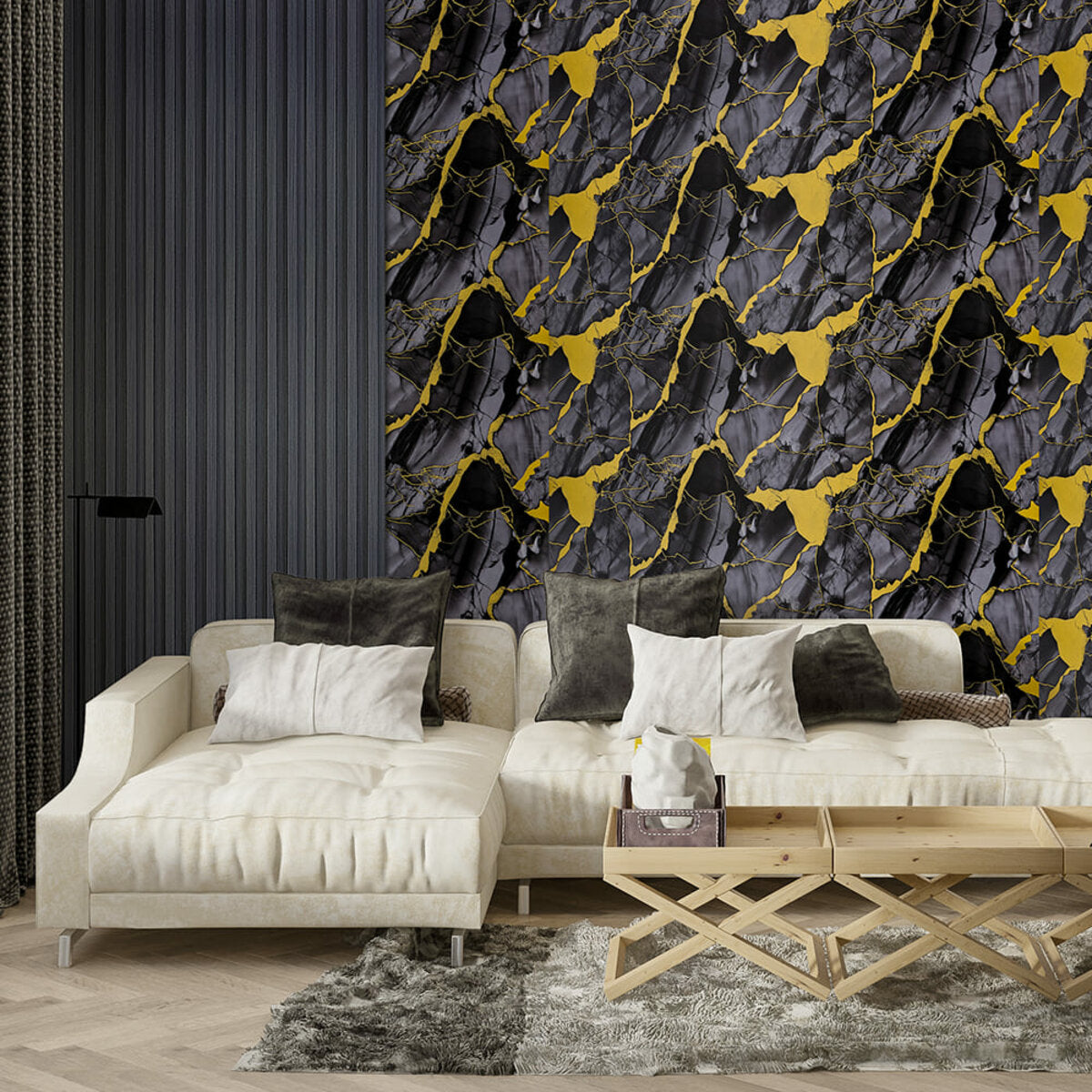 Самоклеюча стінова PET плитка в рулоні 1200х3000х2мм SW-00002670