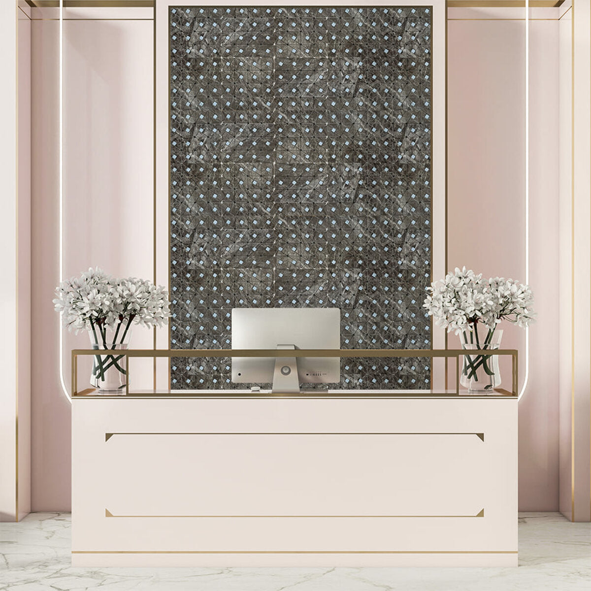 Самоклеюча PET мозаїка 300х300х4мм SW-00002451