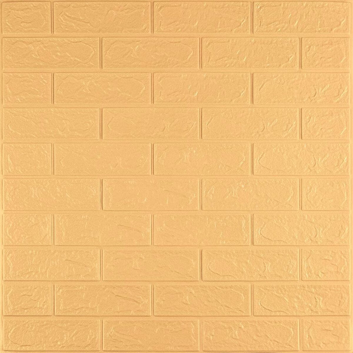 3D панель самоклеюча 700х770х3мм цегла Жовто-пісочна (009-3) SW-00000229