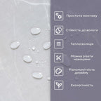 Самоклеюча стінова PET плитка у рулоні 600х3000х2мм SW-00002431