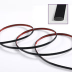 D-образний молдінг 3м х 8мм х 4мм Чорний (D) HO-00001553