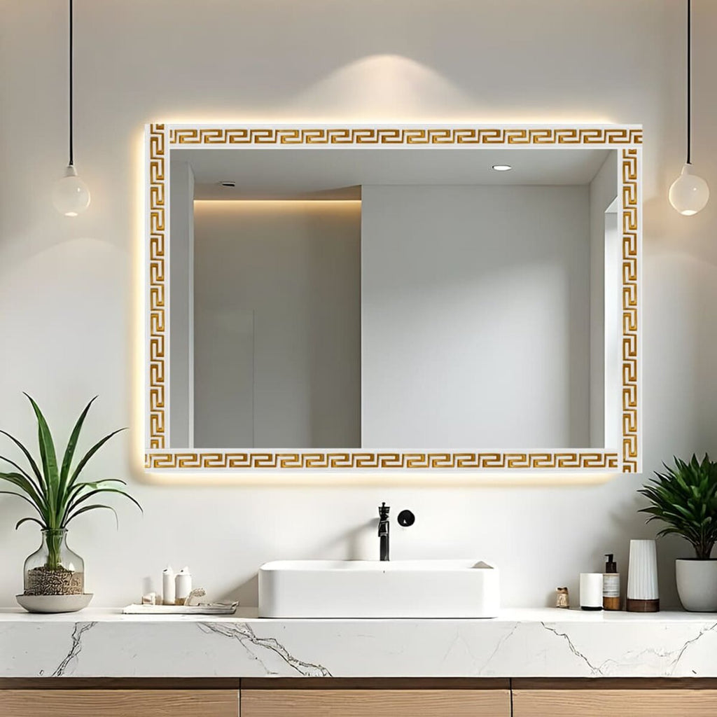 Молдинг 3000х50х6 мм Білий із золотом SW-00002688