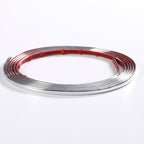 D-образний молдінг 3м х 8мм х 4мм Срібло (D) SW-00001552