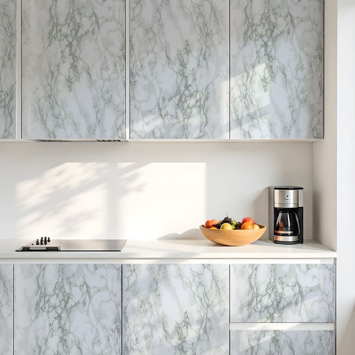 Самоклеюча плівка 0,45х10м х 0,07мм Білий мармур HO-00001207