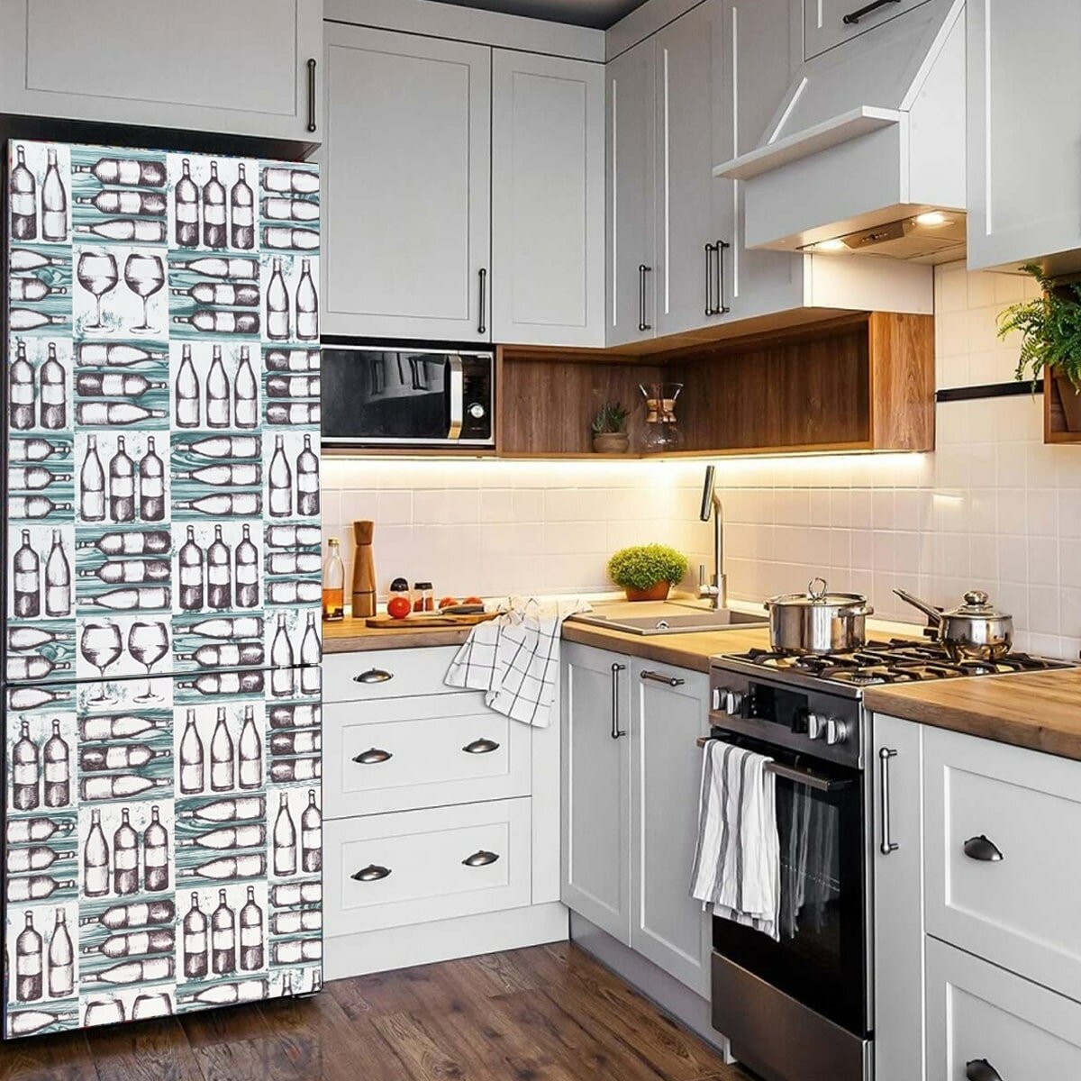 Самоклеюча плівка на паперовій основі 0,45х10м х 0,07мм Винна HO-00000798