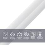 Молдинг 5000х30х2 мм Глянсовий білий SW-00002686