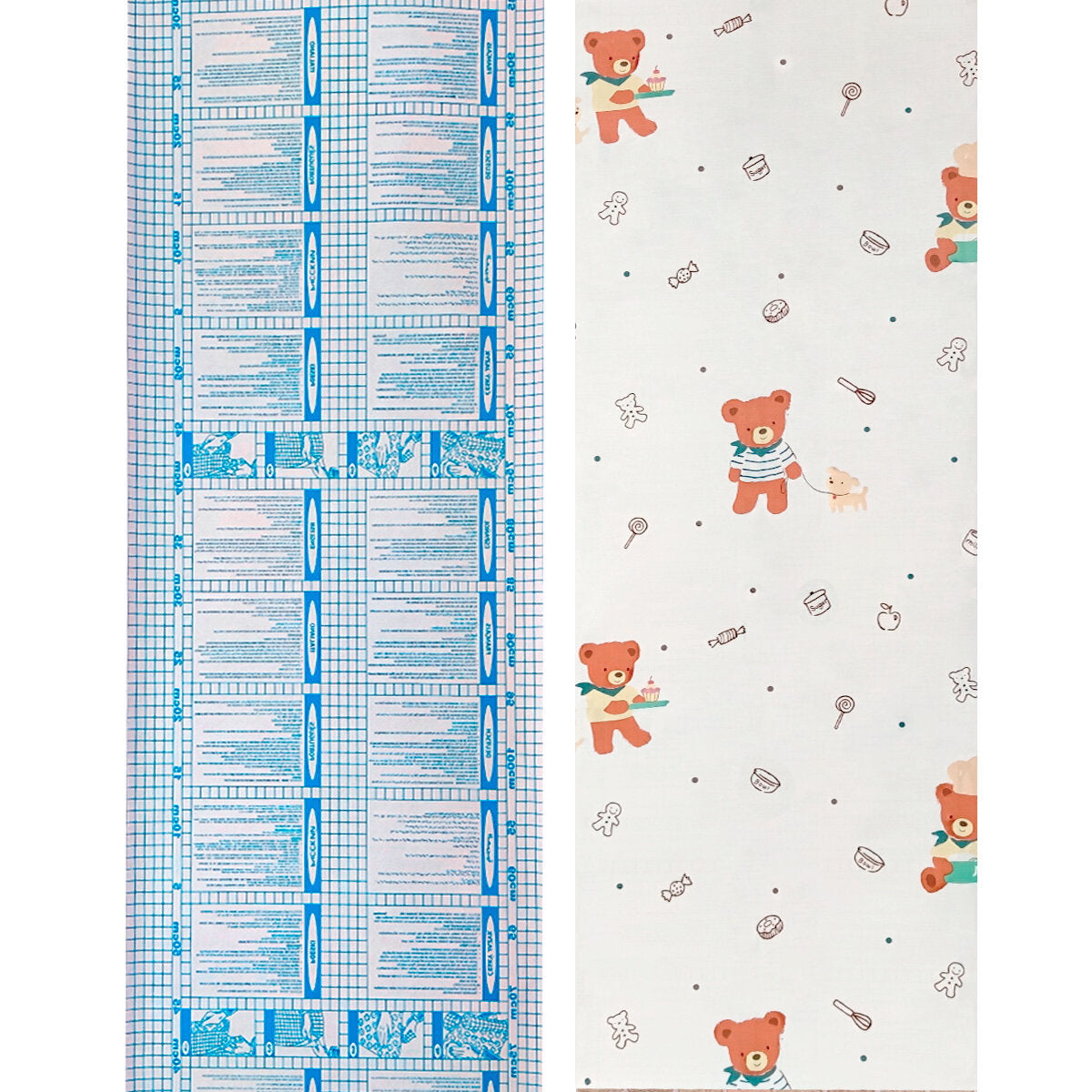 Самоклеюча плівка дитяча 0,45х10м х 0,07мм Ведмедик HO-00000818