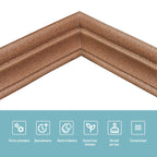 Гнучкий самоклеючий плінтус 2350х80х7мм Коричневий SW-00000069