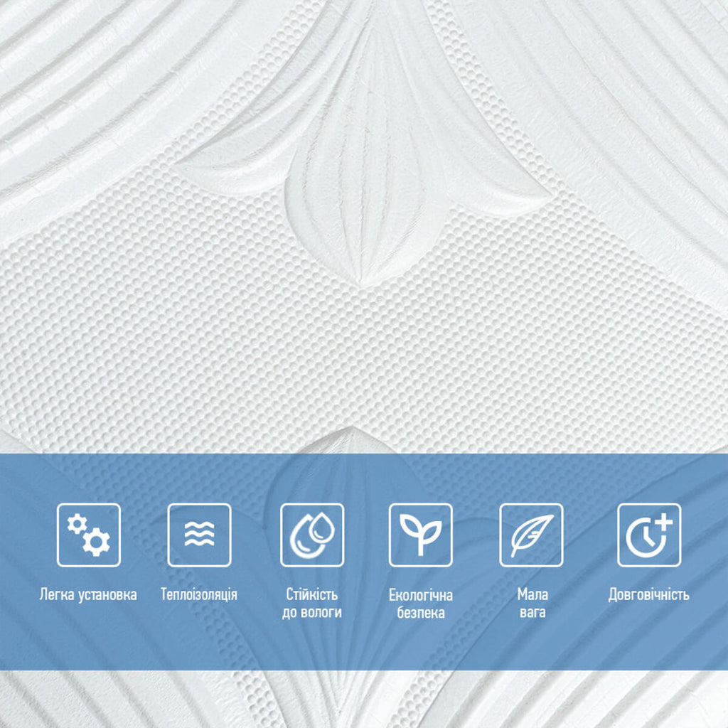 Панель 3D 700х700х6мм Білий SW-00001959