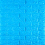 3D панель самоклеюча 700х770х7мм цегла Синій (003-7) SW-00000060