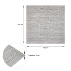 Самоклеюча 3D панель 700х700х5мм Камінь кава (150) HO-00001352