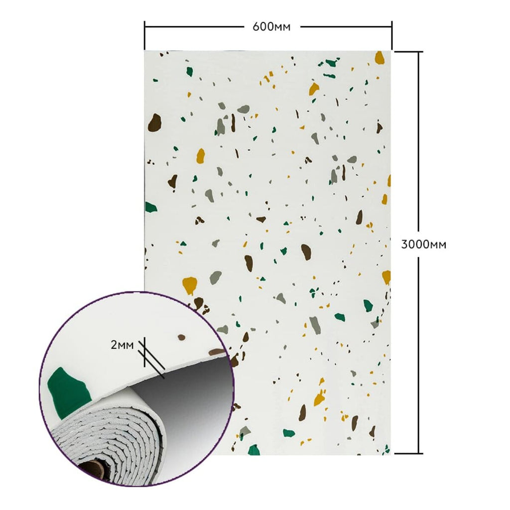 Самоклеюча стінова PET плитка у рулоні 600х3000х2мм SW-00001695