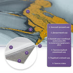 Самоклеюча стінова PET плитка 600х300х2мм SW-00002642