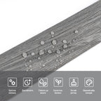 Плінтус вініловий самоклеючий 5000х100х2мм Матовий (D) HO-00002123