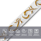 Молдинг 4950х20х7 мм Білий із золотом SW-00002678