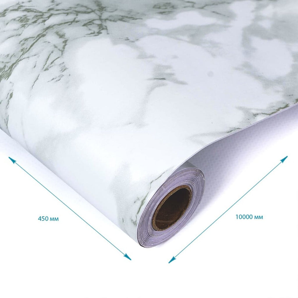 Самоклеюча плівка 0,45х10м х 0,07мм Білий мармур HO-00001207