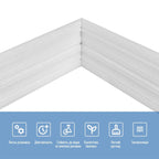 Плінтус РР самоклеючий 2300х140х4мм Білий (D) HO-00001808