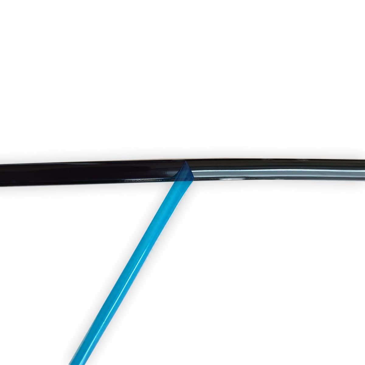 D-образний молдінг 3м х 8мм х 4мм Чорний (D) HO-00001553