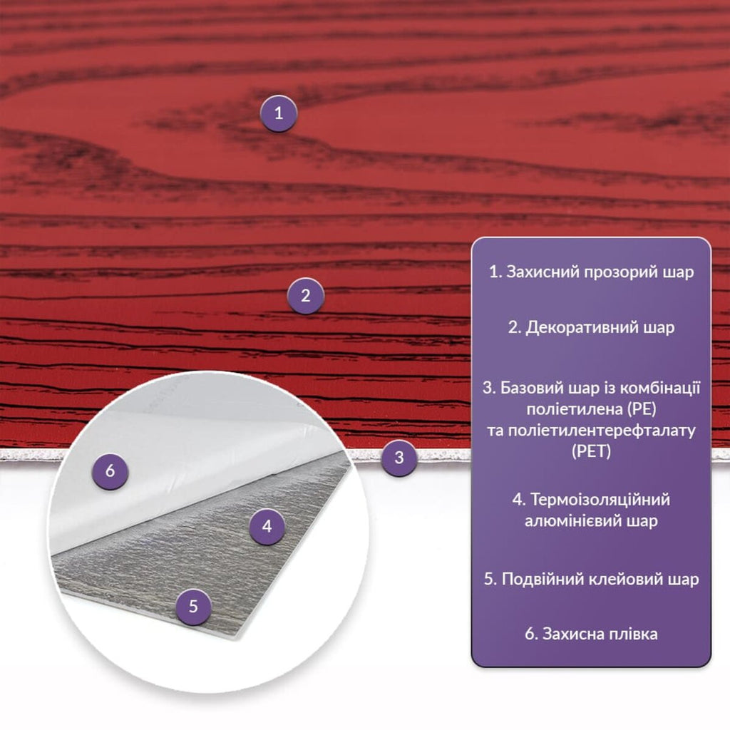 Самоклеюча стінова PET плитка 600х300х2мм SW-00002306