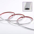 D-образний молдінг 3м х 8мм х 4мм Срібло (D) HO-00001552