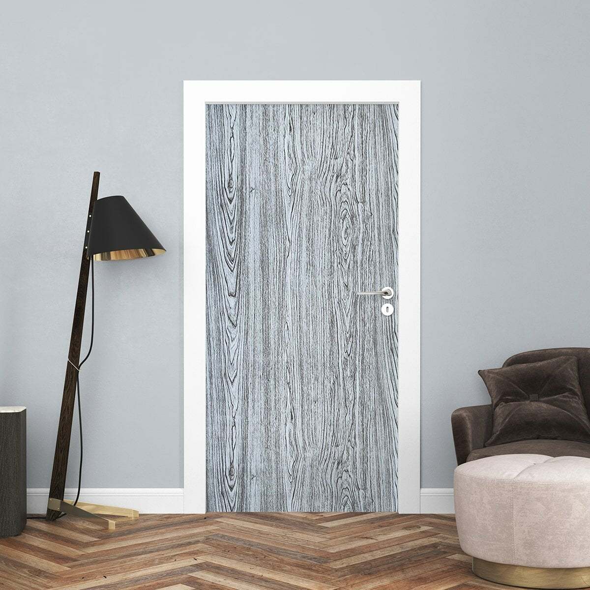 Самоклеюча плівка 0,45х10м х 0,07мм Попільне дерево HO-00000819