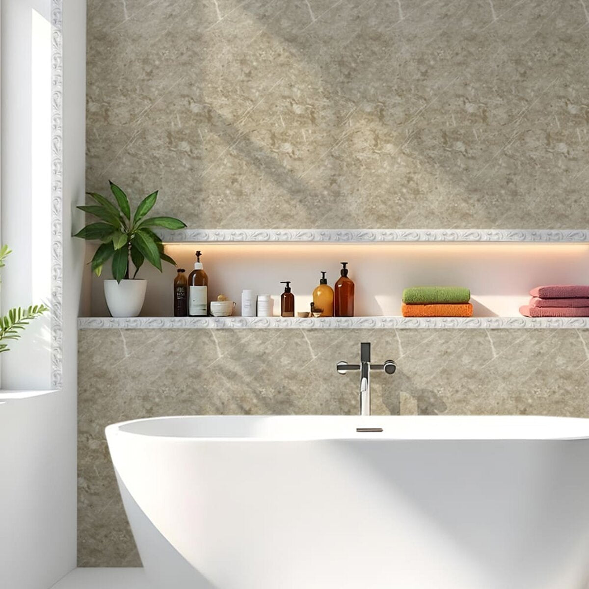 Молдинг 4950х20х7 мм Білий HO-00002677