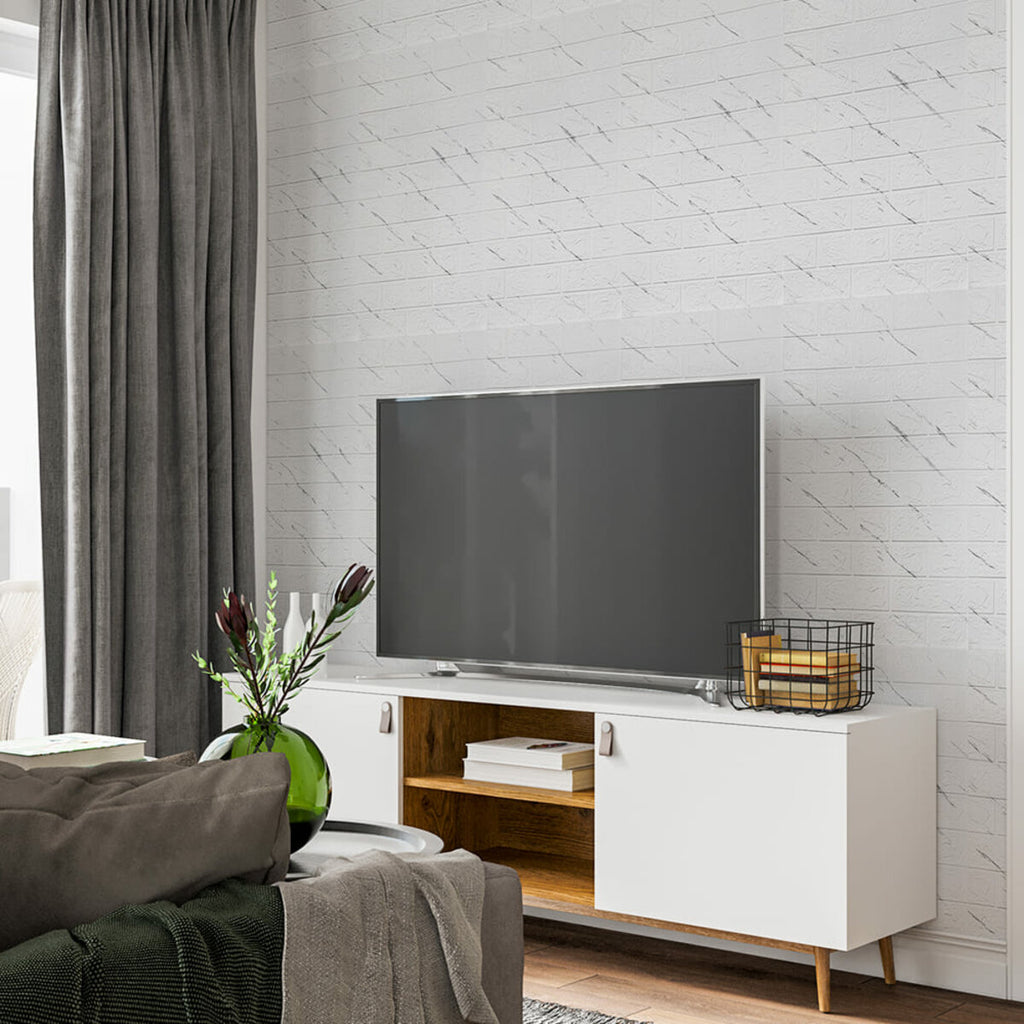 Панель стінова 3D 700х770х3мм Мармуровий квадрат SW-00002262