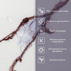 Самоклеюча стінова PET плитка у рулоні 600х3000х2мм SW-00002978