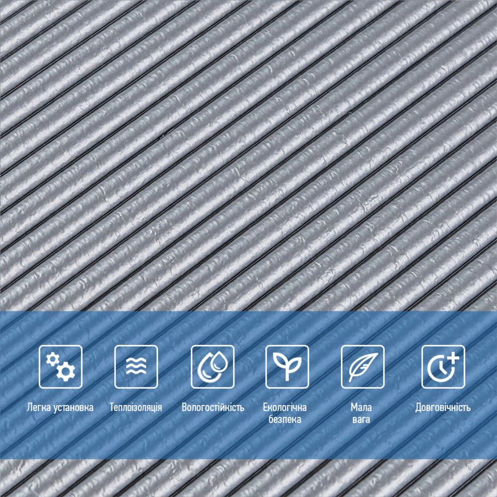 Панель 3D 700х700х4мм Срібло SW-00001952