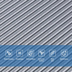 Панель 3D 700х700х4мм Срібло SW-00001952