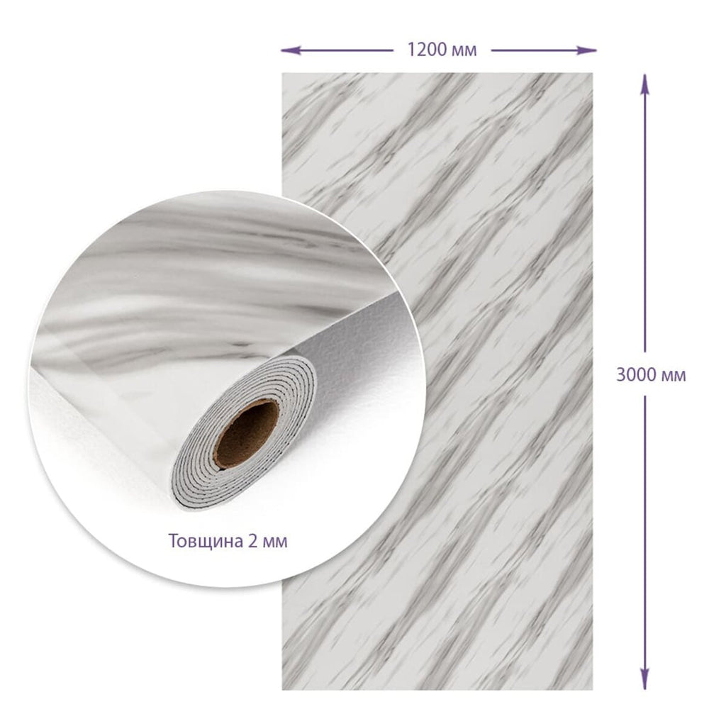 Самоклеюча стінова PET плитка в рулоні 1200х3000х2мм SW-00002667