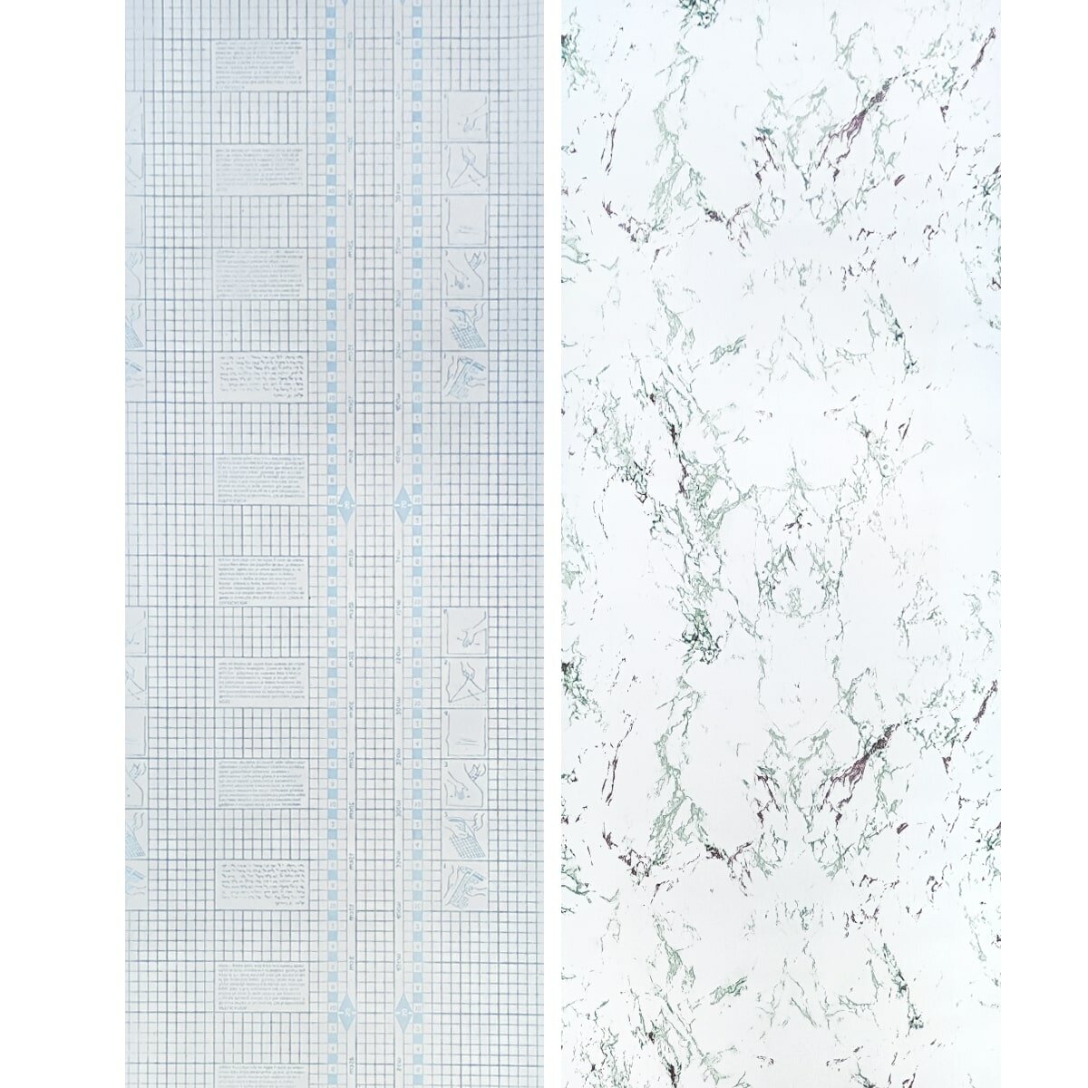 Самоклеюча плівка 0,45х10м х 0,07мм Зелено-червоний мармур HO-00001272