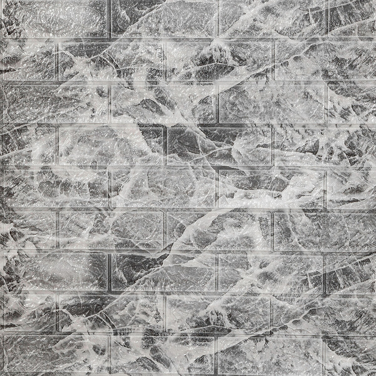 R061-2 Панель стінова у рулоні 3D 700мм*3.08м*2мм мармур чорний (D) HO-00002536