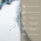 Самоклеюча стінова PET плитка у рулоні 600х3000х2мм SW-00001690