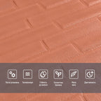 3D панель самоклеюча кладка 700x770x5мм Пудра HO-00001715