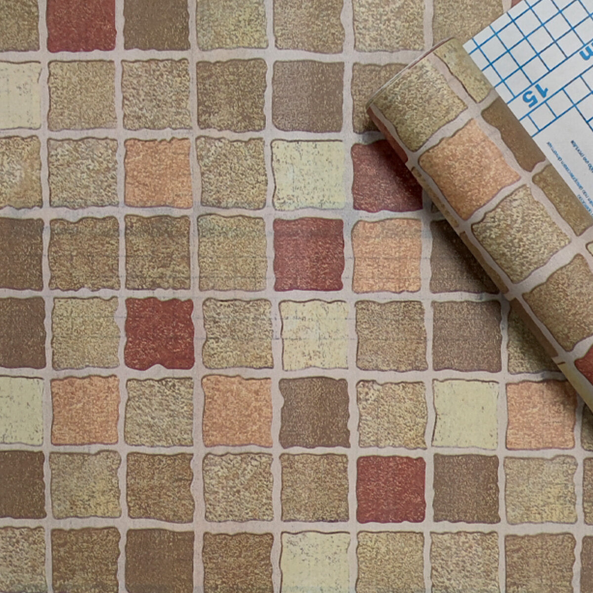 Самоклеюча плівка 0,45х10м х 0,07мм Червона мозаїка HO-00000832