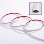 D-образний молдінг 3м х 8мм х 4мм Білий (D) SW-00001550